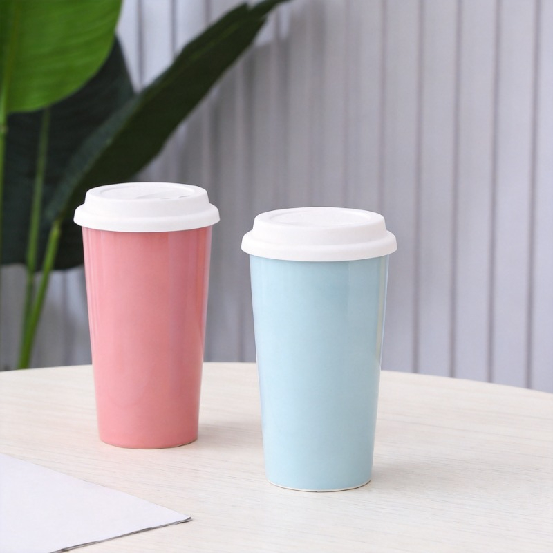 Coffee Tea Love - Simple Ceramic Milk Tea Cup 450ML