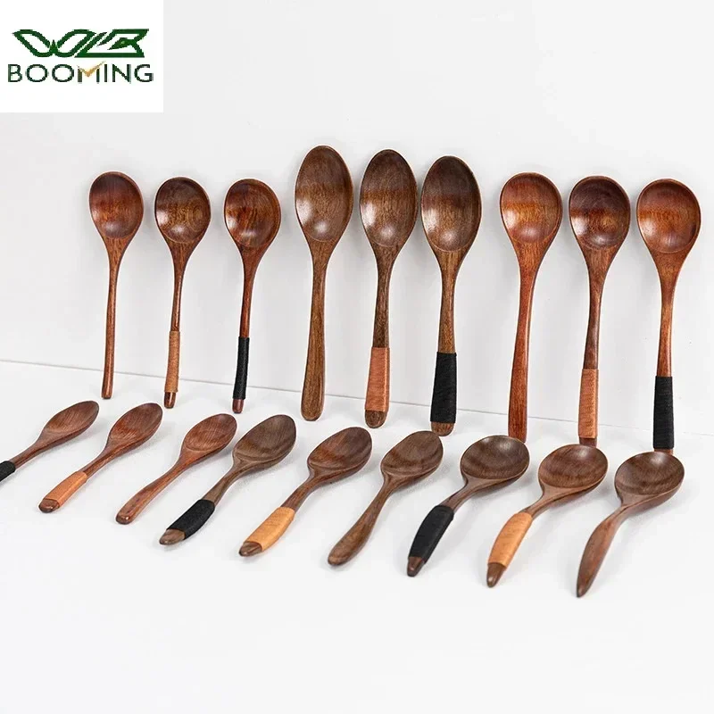 Tea Coffee Utensils - Spoon Wooden Spoons for Cooking Utensil