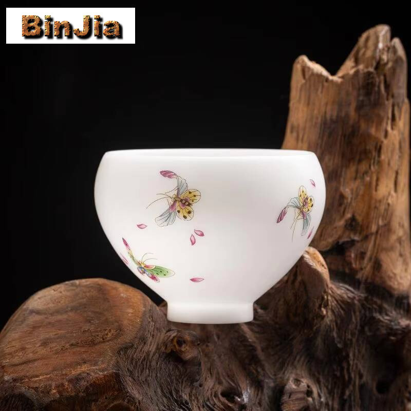 Coffee Tea Love - Handamde Sheep Fat Jade White Porcelain