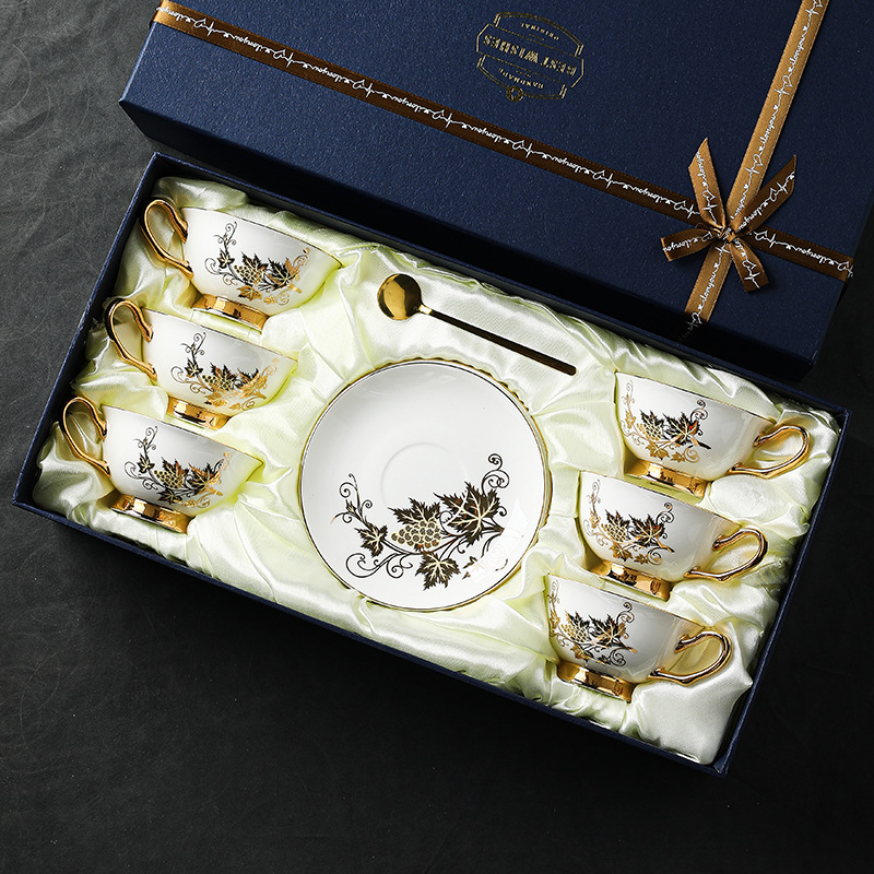 Tea Coffee Utensils - Coffee Cup Small Exquisite Set Ceramic