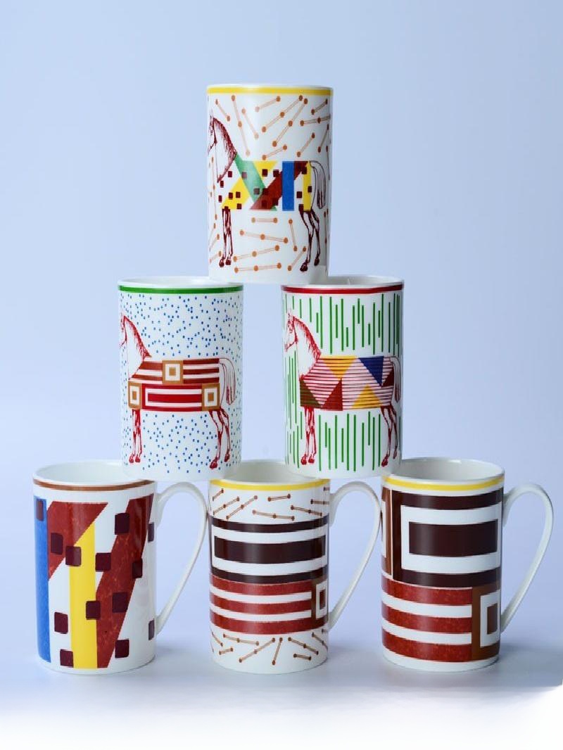 Morning Tea Coffee - Creative Printed Eastern Bone China Mugs
