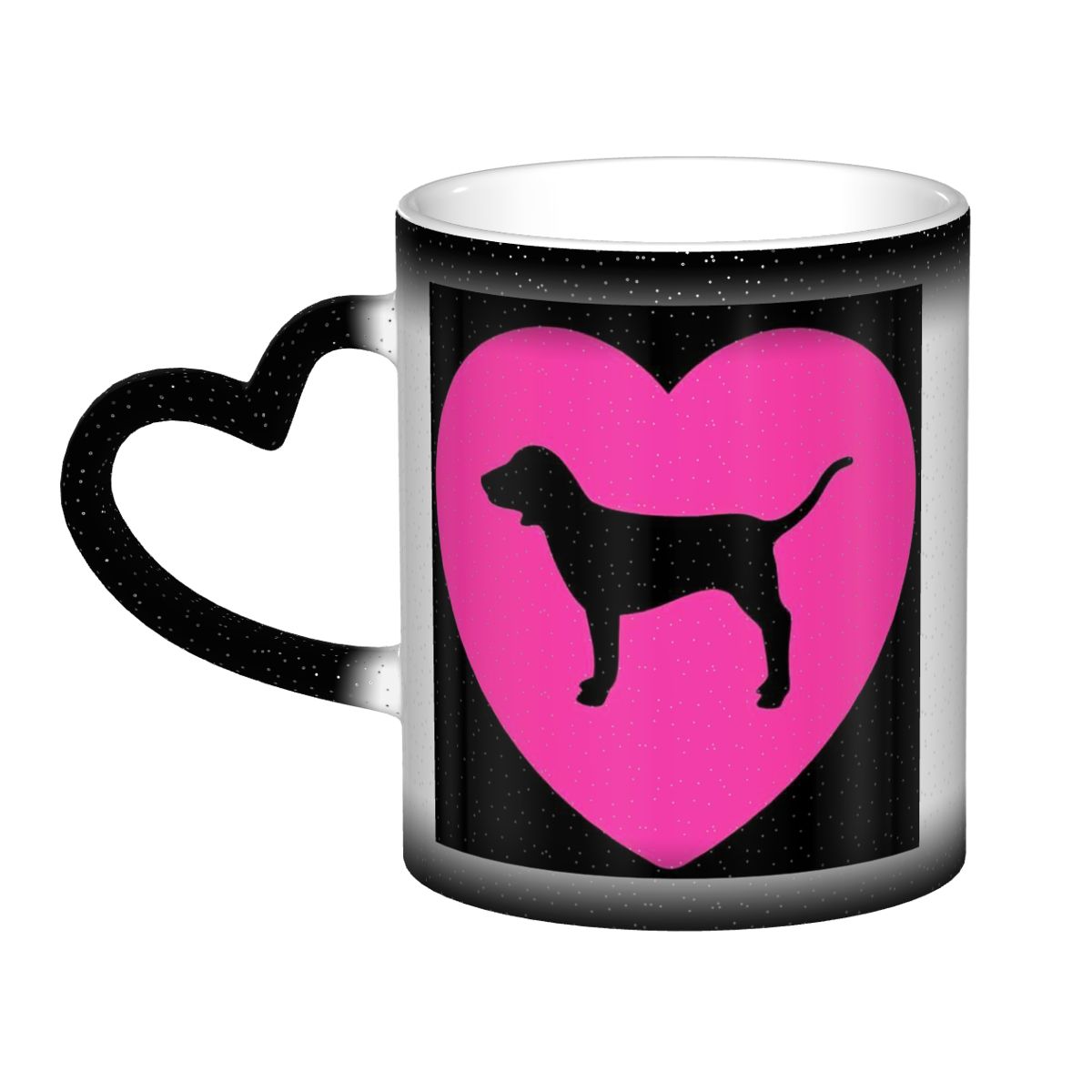 Coffee Tea Love - Love Pink Mug Funny Ceramic Coffee