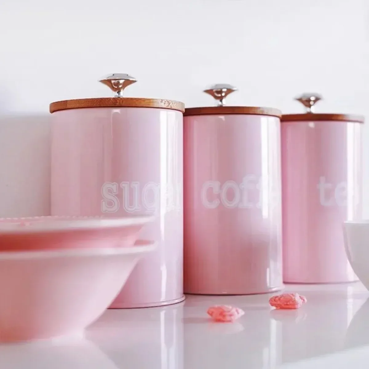 Tea Coffee Utensils - 3Pcs/Set Tea Coffee Sugar Storage Spice