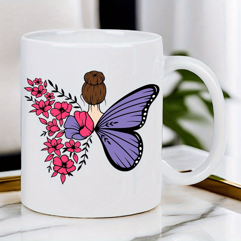 Butterfly and Blossoms Ceramic - Morning Tea Coffee review and price