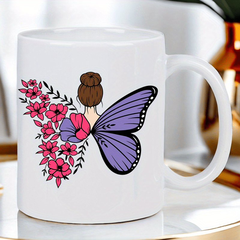 Butterfly and Blossoms Ceramic - Morning Tea Coffee review and price