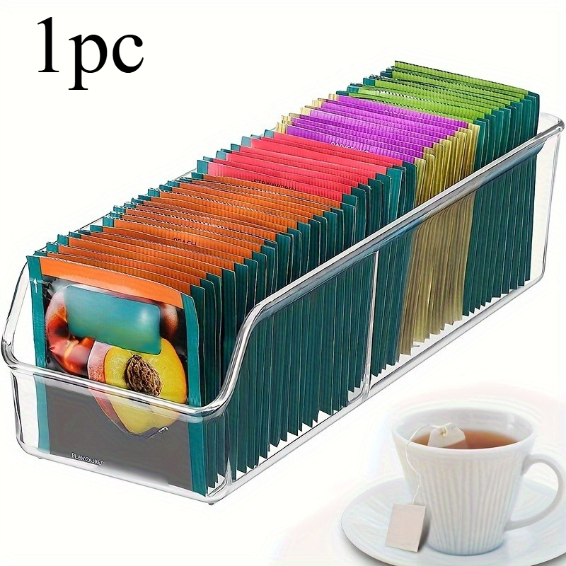 1pc Clear Tea Bag Organizer Bo - Coffee Tea Bags review and price