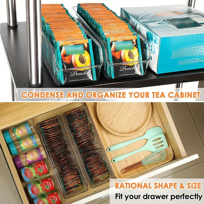 1pc Clear Tea Bag Organizer Bo - Coffee Tea Bags review and price