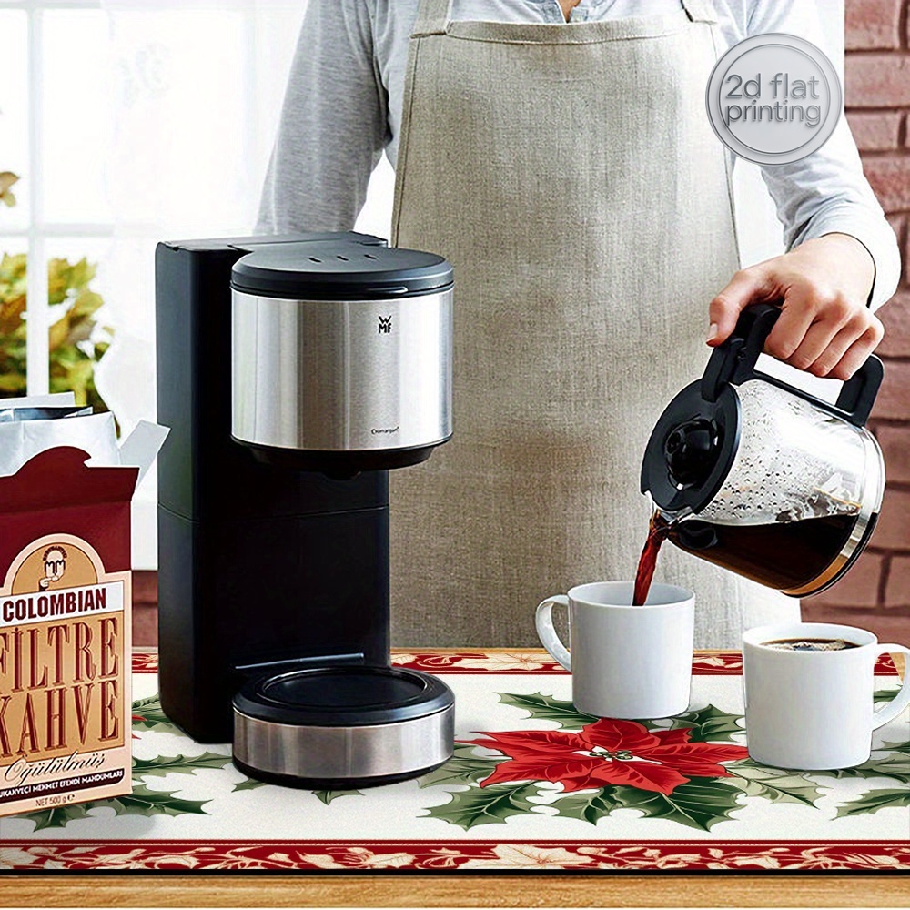 1pc Christmas Poinsettia Holly - Tea Coffee Utensils review and price