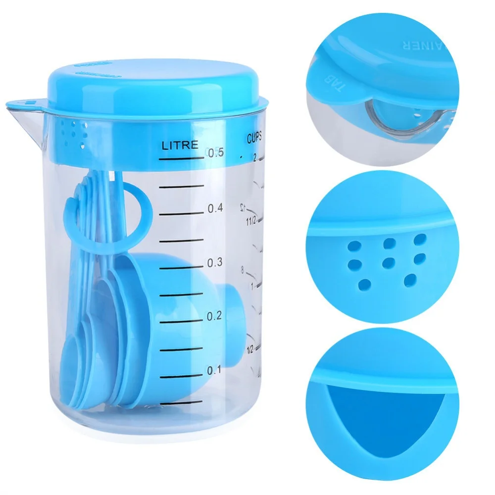 7 Pieces / Set Plastic Measuri - Tea Coffee Utensils review and price