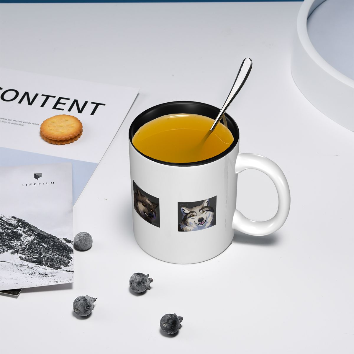 WolfQuest Morning Face Mug Fun - Morning Tea Coffee review and price