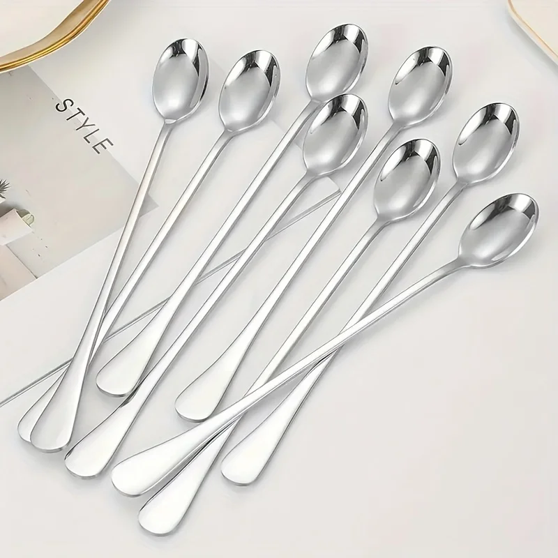 Stainless Steel 1/10pcs Long H - Tea Coffee Utensils review and price