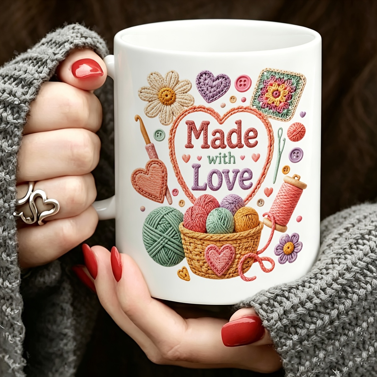 Handmade 11 oz Ceramic Mug, Ex - Coffee Tea Love review and price