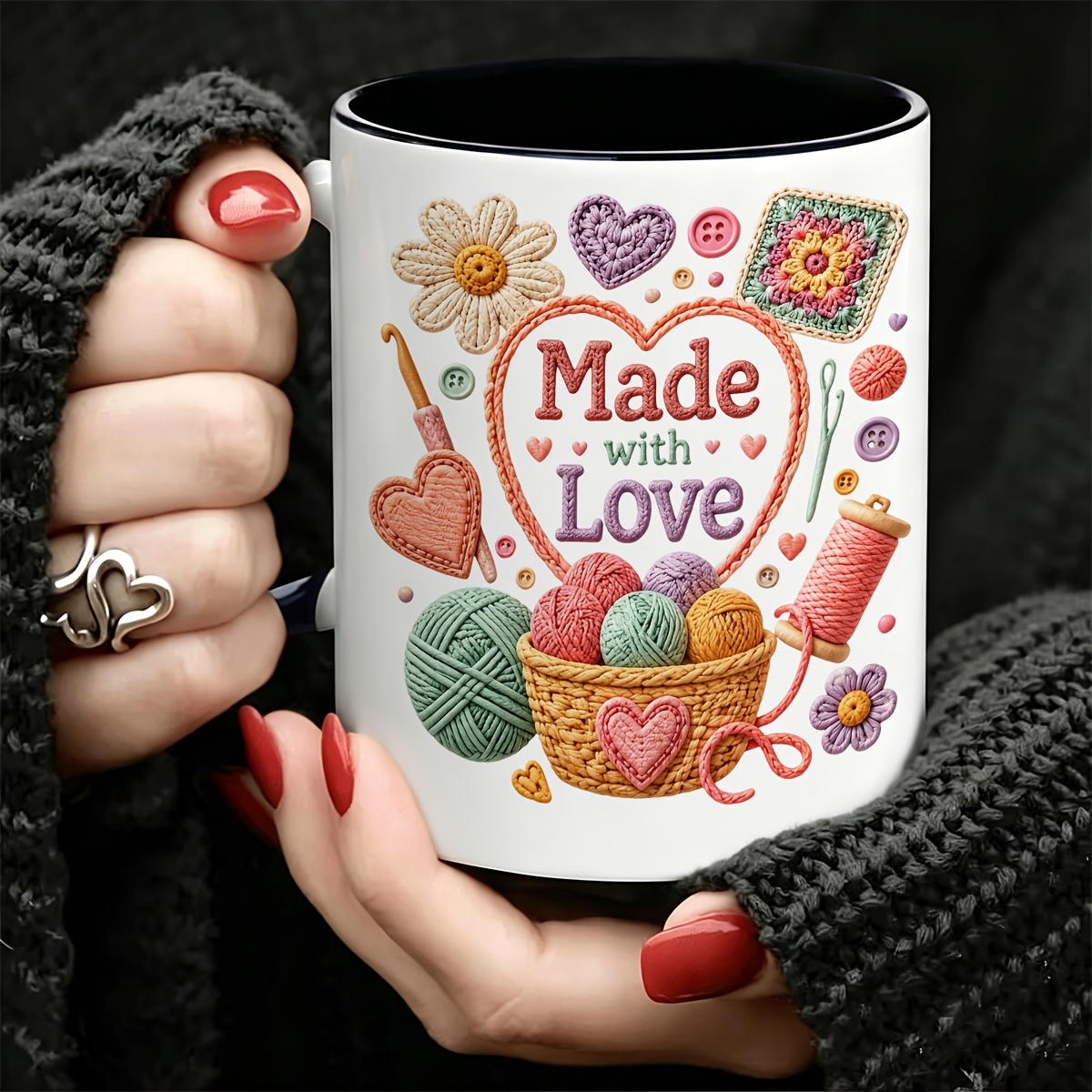 Handmade 11 oz Ceramic Mug, Ex - Coffee Tea Love review and price