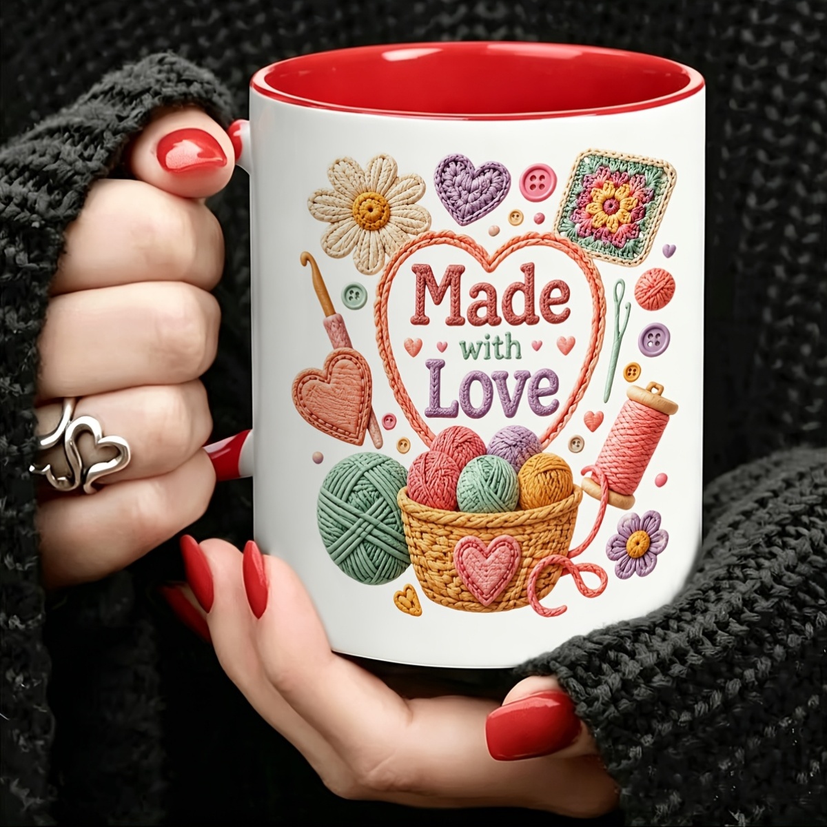 Handmade 11 oz Ceramic Mug, Ex - Coffee Tea Love review and price