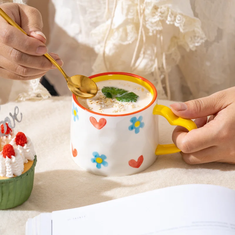Ceramic Mug Creative Cute Hand - Coffee Tea Love review and price