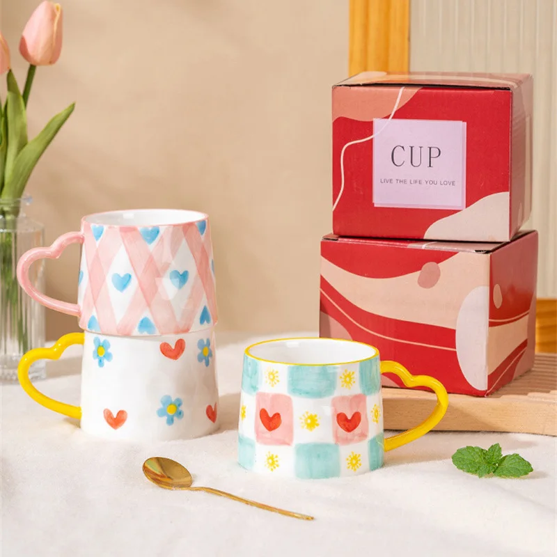 Ceramic Mug Creative Cute Hand - Coffee Tea Love review and price