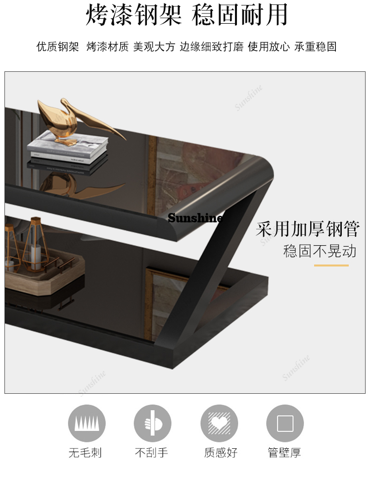 Designer Modern Coffee Table B - Coffee & Tea Difabis review and price