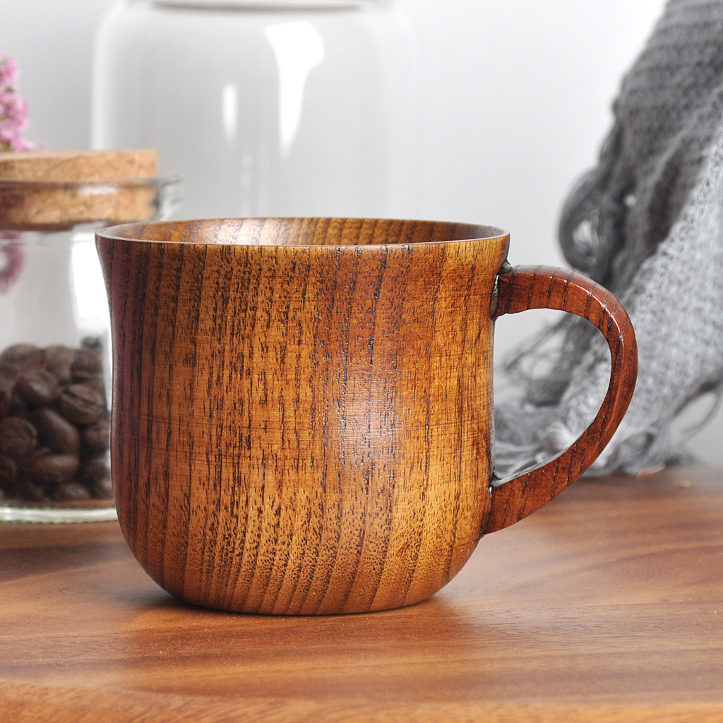 Wooden Coffee Mug Handcrafted  - Morning Tea Coffee review and price