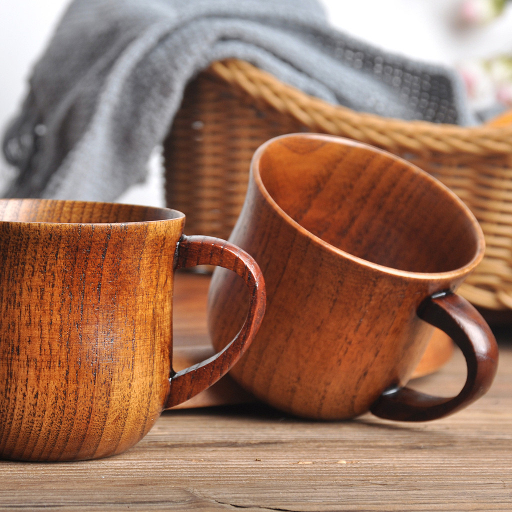 Wooden Coffee Mug Handcrafted  - Morning Tea Coffee review and price