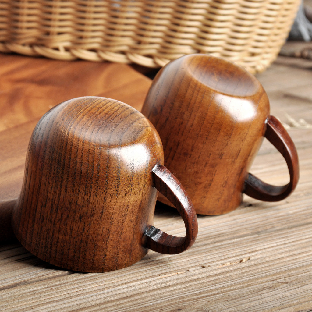 Wooden Coffee Mug Handcrafted  - Morning Tea Coffee review and price