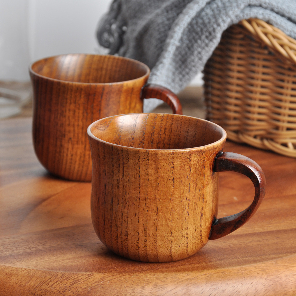 Wooden Coffee Mug Handcrafted  - Morning Tea Coffee review and price