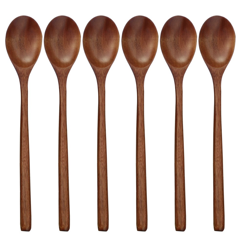 6pcs Wooden Spoon Tableware Ki - Tea Coffee Utensils review and price