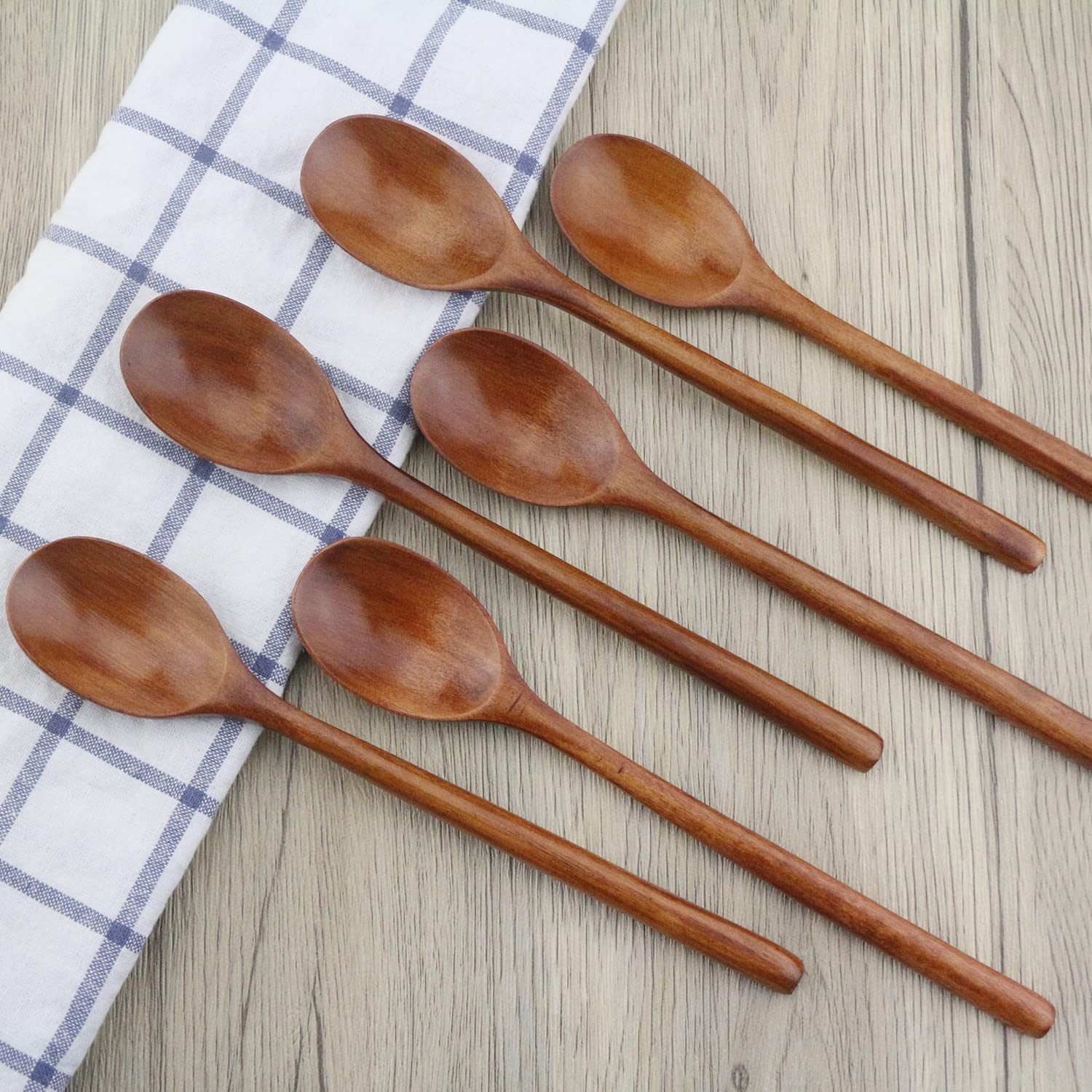 6pcs Wooden Spoon Tableware Ki - Tea Coffee Utensils review and price