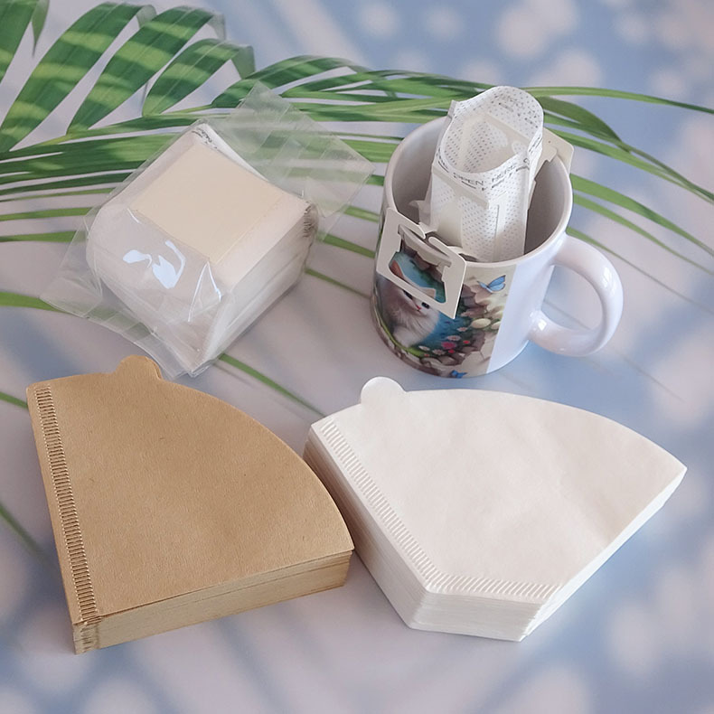 50pcs/set Log Pulp Paper Coffe - Coffee Tea Bags review and price