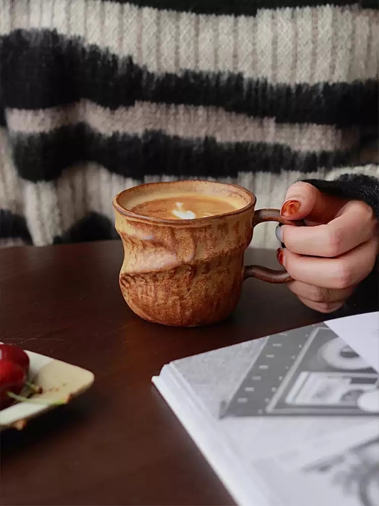 Vintage Handmade Irregular Cer - Morning Tea Coffee review and price