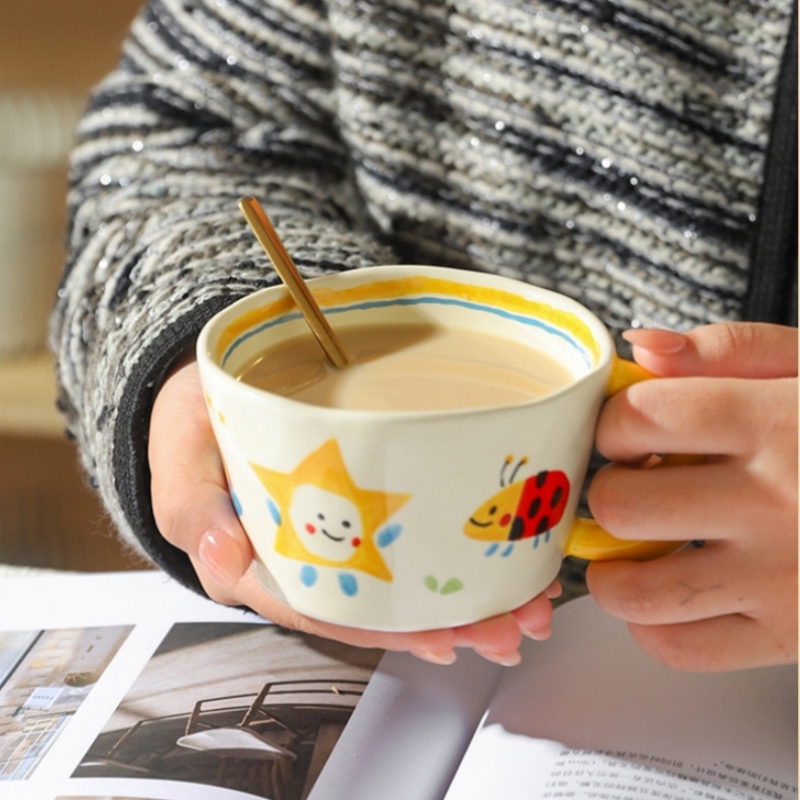 Ceramic Mug Lovely Hand Painte - Coffee Tea Love review and price