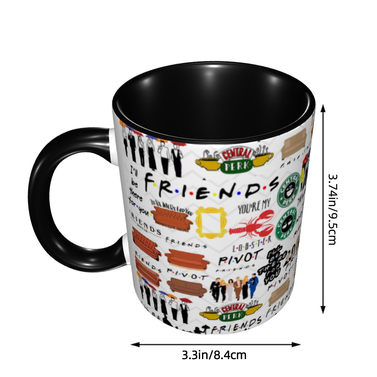 Vintage Friends Symbol Collage - Coffee Tea Friends review and price