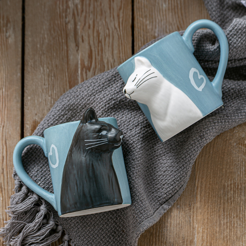 1pcs Kiss Cat Ceramic Mugs for - Morning Tea Coffee review and price