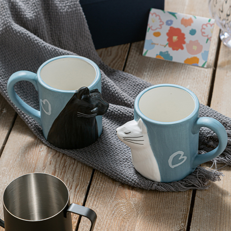 1pcs Kiss Cat Ceramic Mugs for - Morning Tea Coffee review and price