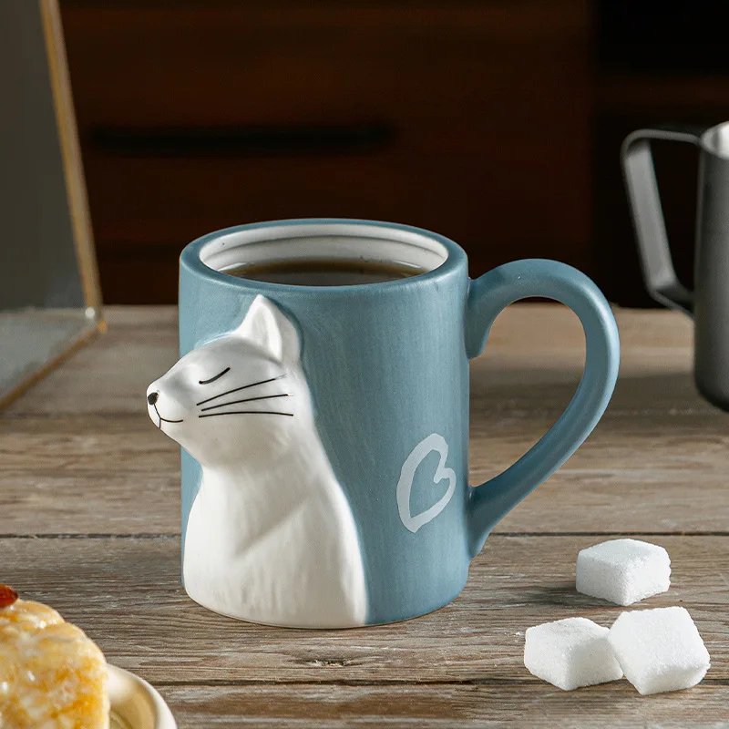 1pcs Kiss Cat Ceramic Mugs for - Morning Tea Coffee review and price