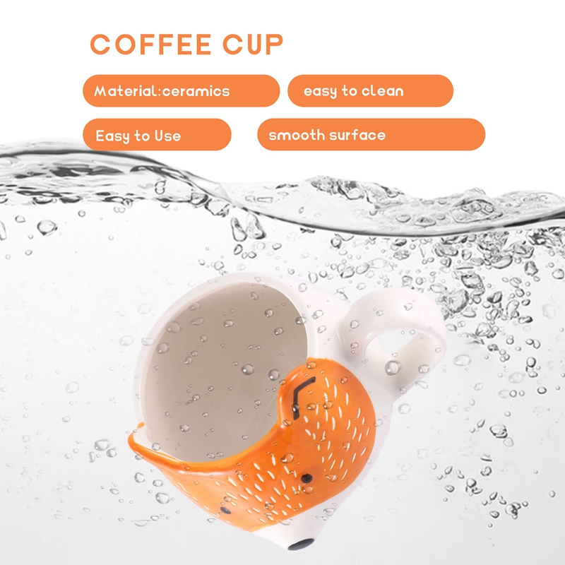 Ceramic Coffee Cup Cartoon Sha - Coffee & Tea Difabis review and price