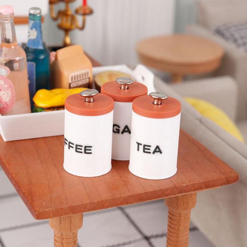 3Pcs 1/12 Dollhouse Tea Coffee - Tea Coffee Utensils review and price